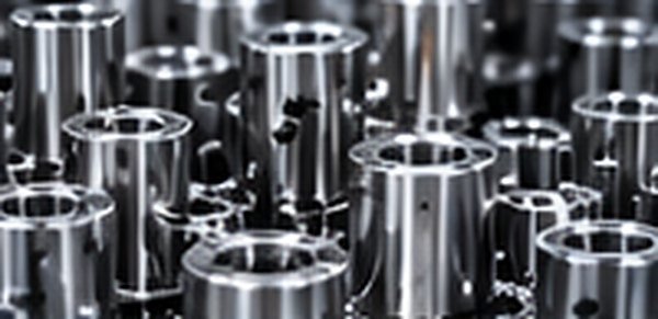 Rows of custom turned components